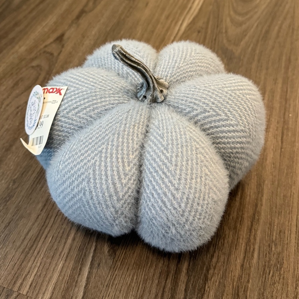 NWT Decorative Plush Pumpkin